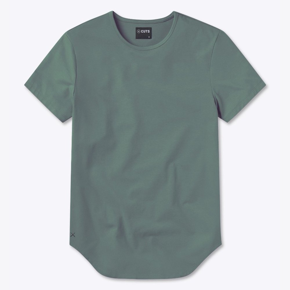Cuts Clothing Men's Short Sleeve Tee - Green